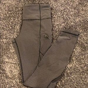 Black dotted lululemon leggings size 8